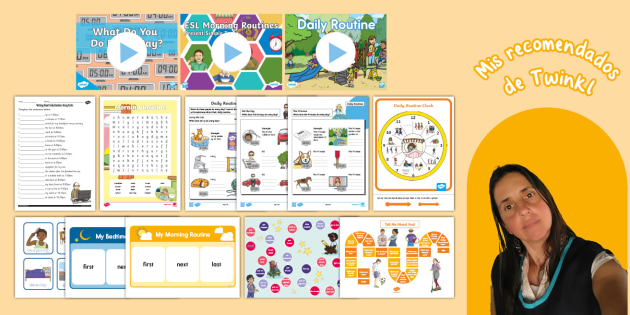 Daily Routines Ficha Interactiva Y Descargable Puedes