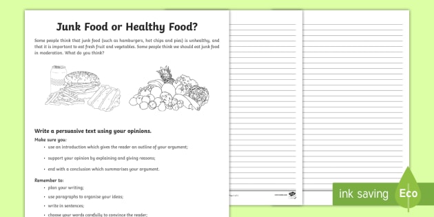 NAPLAN-Style Writing Year 3 or Year 5 Example Test Set 2