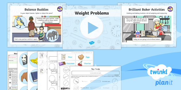 Planit Maths Y1 Measurement Lesson Pack Understanding Weight 2