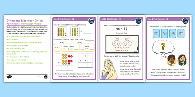 👉 White Rose Maths Y2 Add Two 2-Digit Numbers Not Crossing Ten