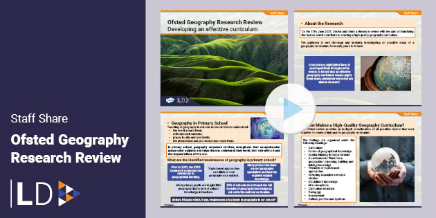 ofsted geography research paper