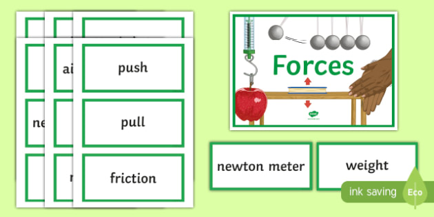 Forces Word Wall (teacher made)