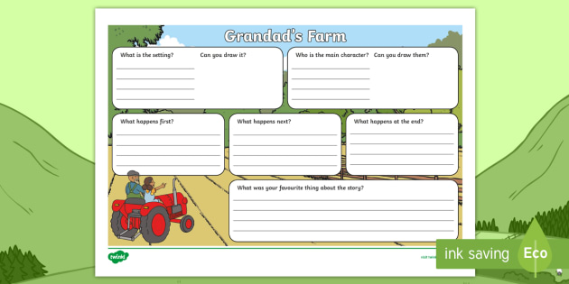 Grandad S Farm Book Review Worksheet Worksheet