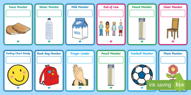 Free Printable Classroom Job Labels | Classroom Leader Jobs