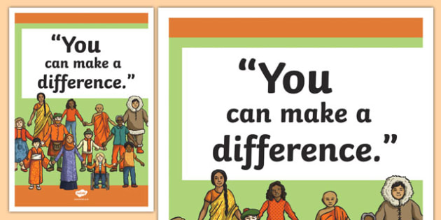 Make a Difference Inspirational Classroom Quote Display Poster usa Make a Difference Inspirational Classroom Quote Display Poster usa
