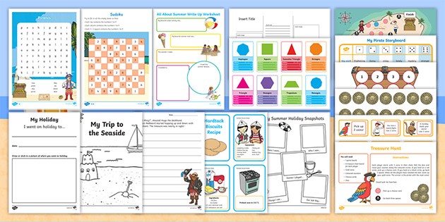 summer holiday activity pack ks2 resource teacher made