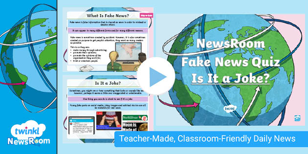 What Is Fake News Examples For Children Twinkl