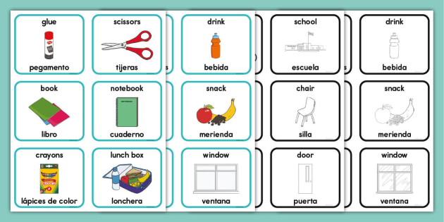 ESL Everyday Objects at Home Editable Vocabulary Cards