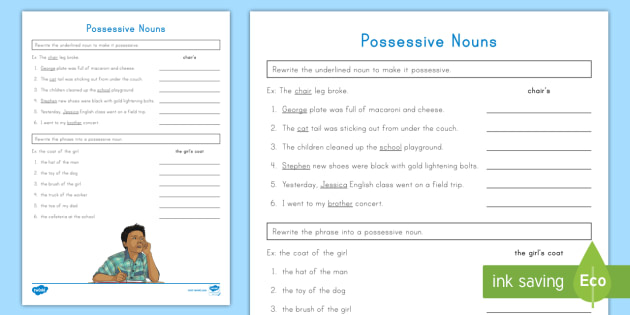 What Is A Possessive Noun Possessive Noun Answered Twinkl 