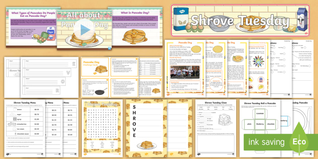 Shrove Tuesday Pancake Day 3 4 Resource Pack Teacher Made