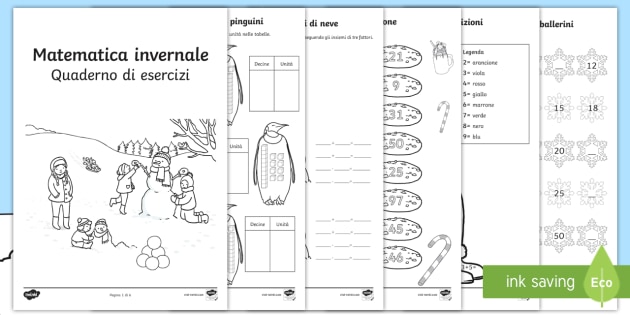 Free Matematica Invernale Quaderno Attivita