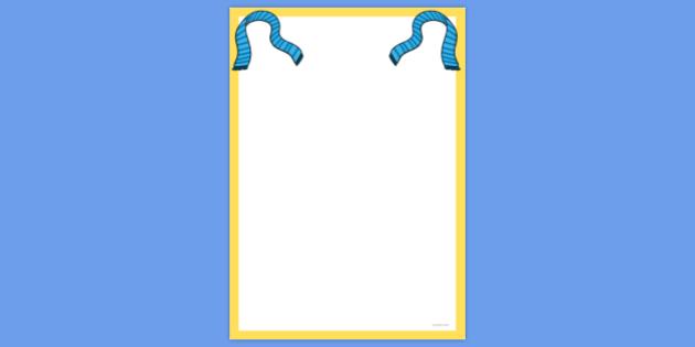 FREE! - Floating Wave Page Border | Page Borders | Twinkl