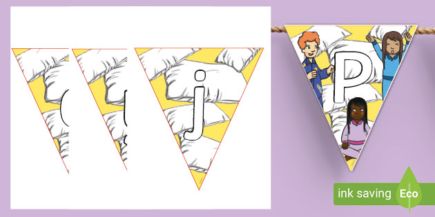 FREE! - Pyjama Day Bunting | Fundraising Display Resource | F-2