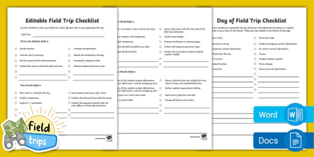 Field Trip Itinerary Template | Resource | Twinkl USA Field Trip Itinerary Template | Resource | Twinkl USA