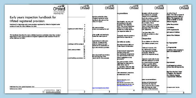    T Slt 1189 Ofsted Early Years Inspection Handbook.pdf Ver 1 