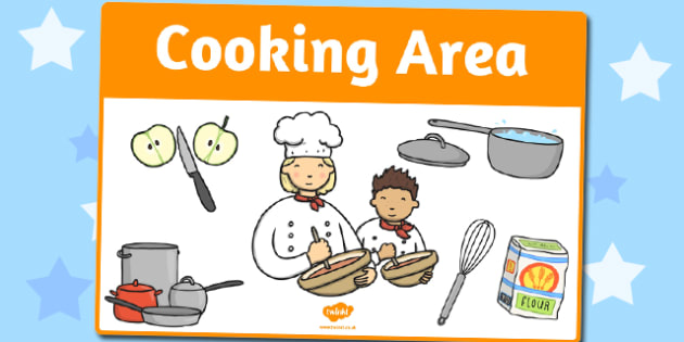 FREE! - 👉 Cooking Area Sign (teacher made)