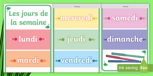 👉 French: Days of the Week Banner - KS2 (teacher made)