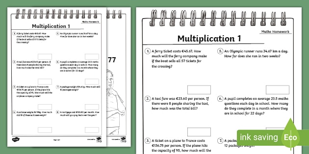 Maths Homework Activities | twinkl.co.uk
