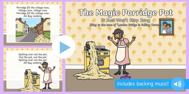 THE MAGIC PORRIDGE POT - English Fairy Tales