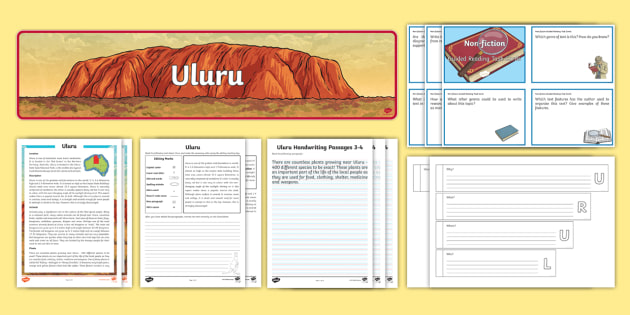 Uluru Middle Primary Resource Pack (teacher made)