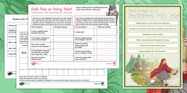 Features of Traditional Folk Tales Resource Pack | Twinkl