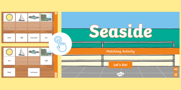 Interactive Seaside Matching Game Twinkl Go