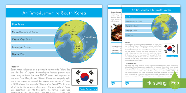 research topics on south korea