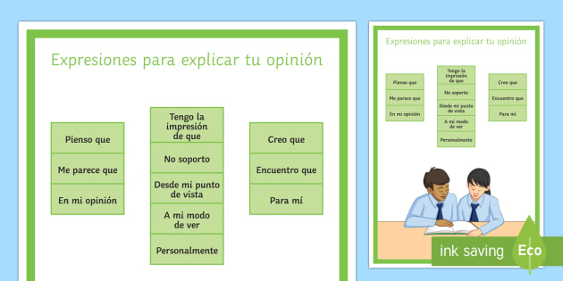 opinion-phrases-display-poster-spanish-teacher-made