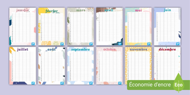 Emploi Du Temps Scolaire & Semainier Familial A3 Recto-verso Effaçable - Organisation Hebdomadaire Murale - 7
