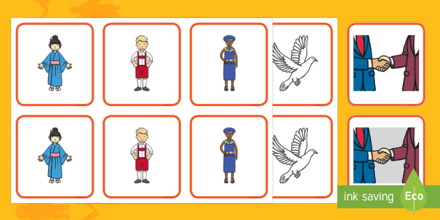 Harmony Day Matching Cards Teacher Made