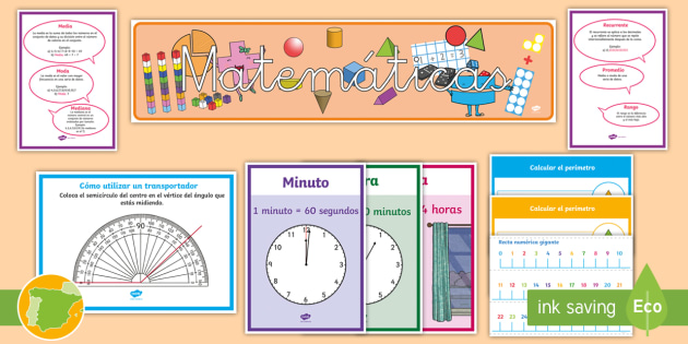 Free Pack De Exposición Matemáticas Primaria 3602