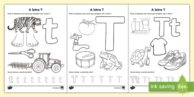 20 Desenhos da Letra L para Colorir e Imprimir - Online Cursos Gratuitos