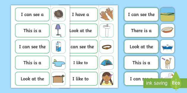 Complete The High Frequency Sentence Using Cvcc Words Worksheets