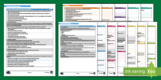 EYFS Development Matters Statements 2020: Birth to Reception