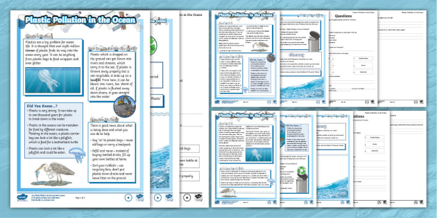 Ocean Pollution LKS2 Non-Fiction Literacy Assessment