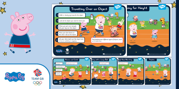 Peppa Pig and Team GB: Activity Station Cards Pack