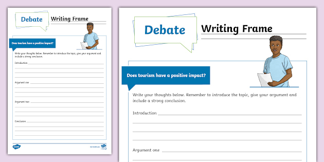 Tourism Debate Writing Frame