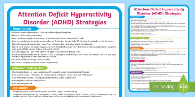 Visual Charts For Adhd