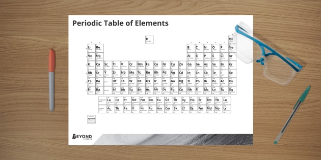 Periodic Table of Elements Colouring Poster (teacher made)