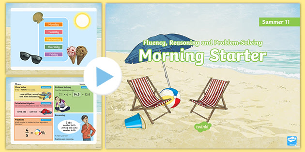 Year 6 Maths Summer Morning Starter PowerPoint 11