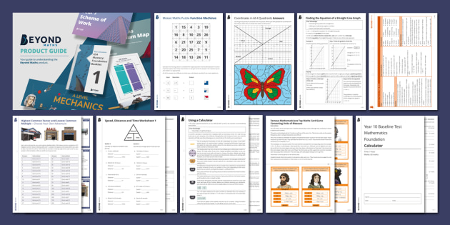 algebra-maths-differentiated-worksheets
