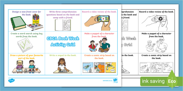 CBCA Book Week Activity Grid (teacher made)