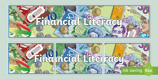 Financial Literacy Display Banner (Teacher-Made) - Twinkl