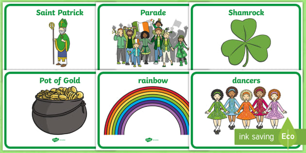 st patricks day vocabulary in spanish
