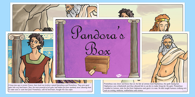 Pandora S Box Ancient Greek Myth Story Classroom Resource