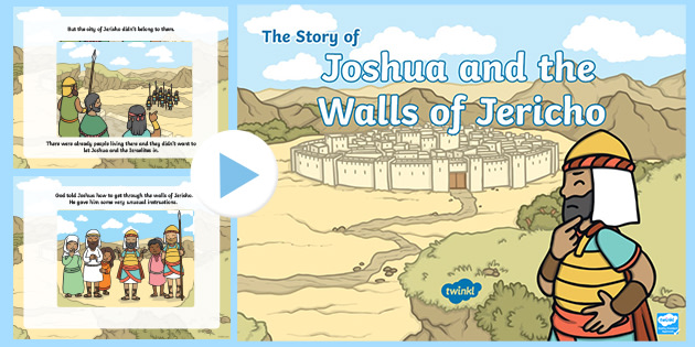 Joshua and Walls of Jericho Bible Story for Kids PowerPoint