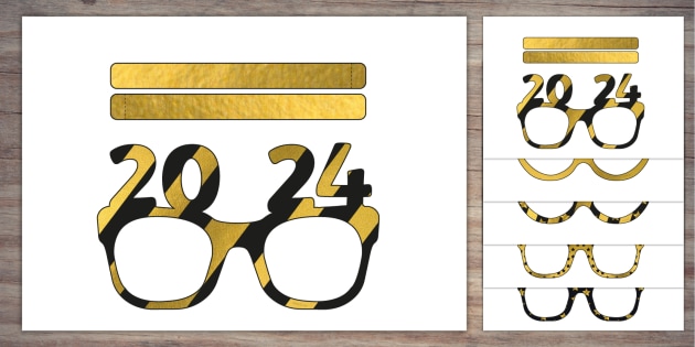Free Printable Glasses Templates for Crafts 