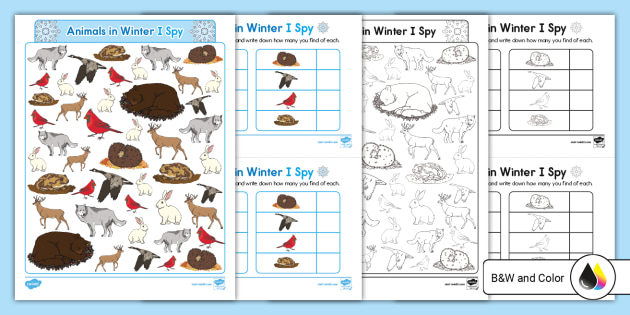 Animals In Winter Worksheets 28 WINTER WORKSHEETS FOR KINDERGARTEN