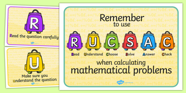 rucsac method for problem solving