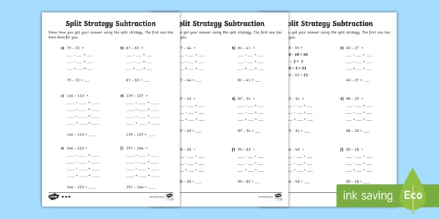 basic subtraction facts worksheets f 2 maths twinkl